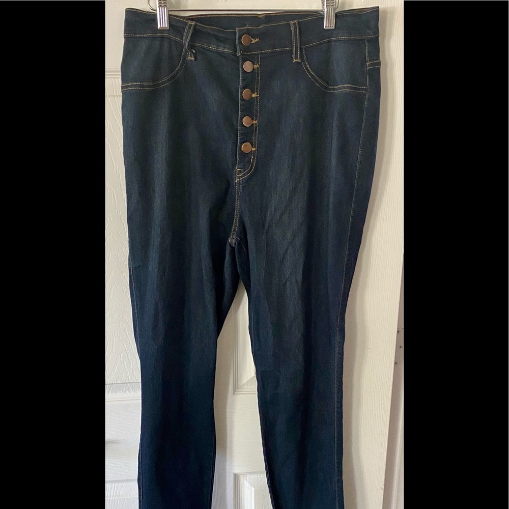 Fashion Nova Button Fly Skinny Jean